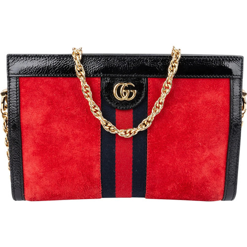 Borsa tracolla gucci suede - gucci,