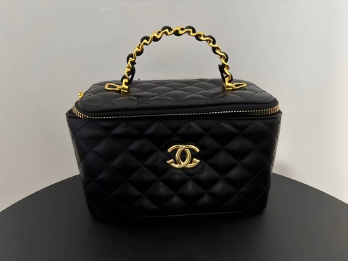 Borsa chanel vanity case pelle - vanity,