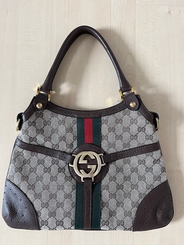 Borsa gucci ophidia tessuto - gucci,