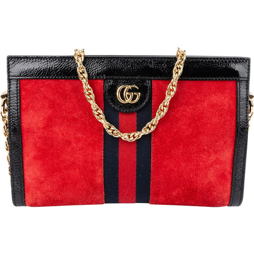 Borsa tracolla gucci suede - a,